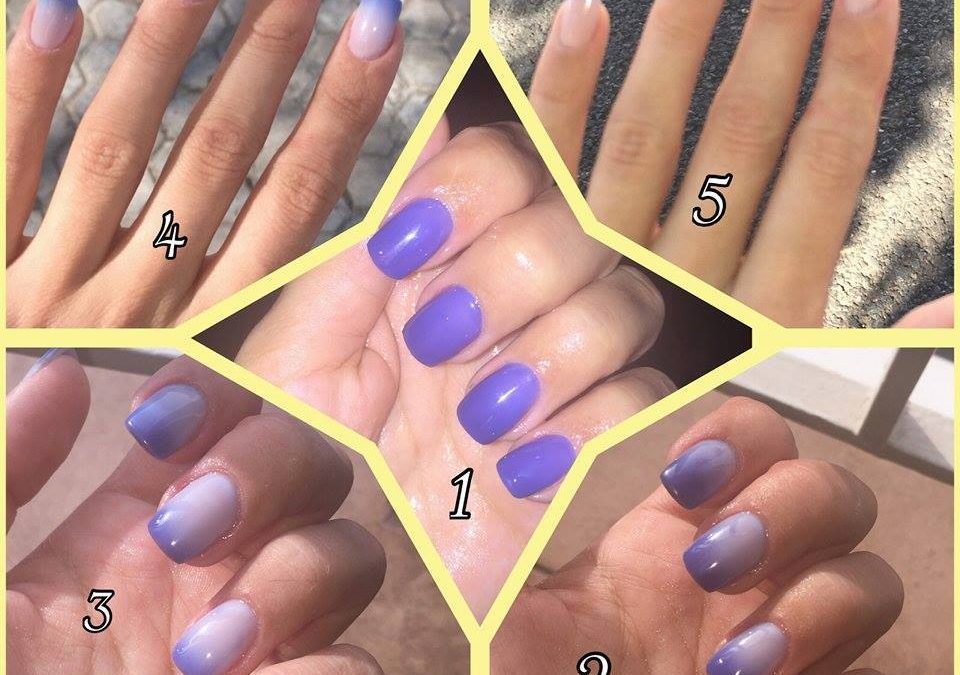 esmaltes de gel térmicos