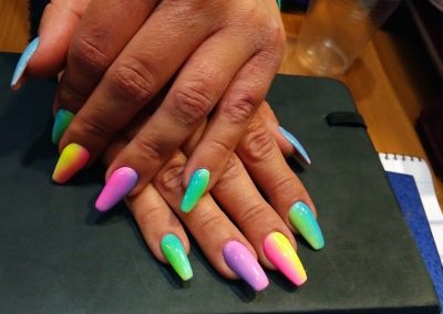 uñas de porcelana