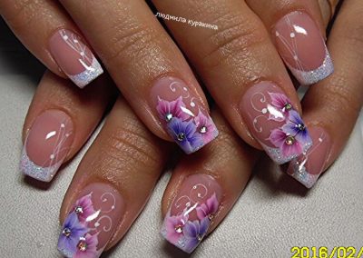 uñas esculpidas
